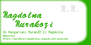 magdolna murakozi business card